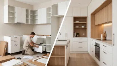 Custom Kitchen Cabinets vs Flat-Pack