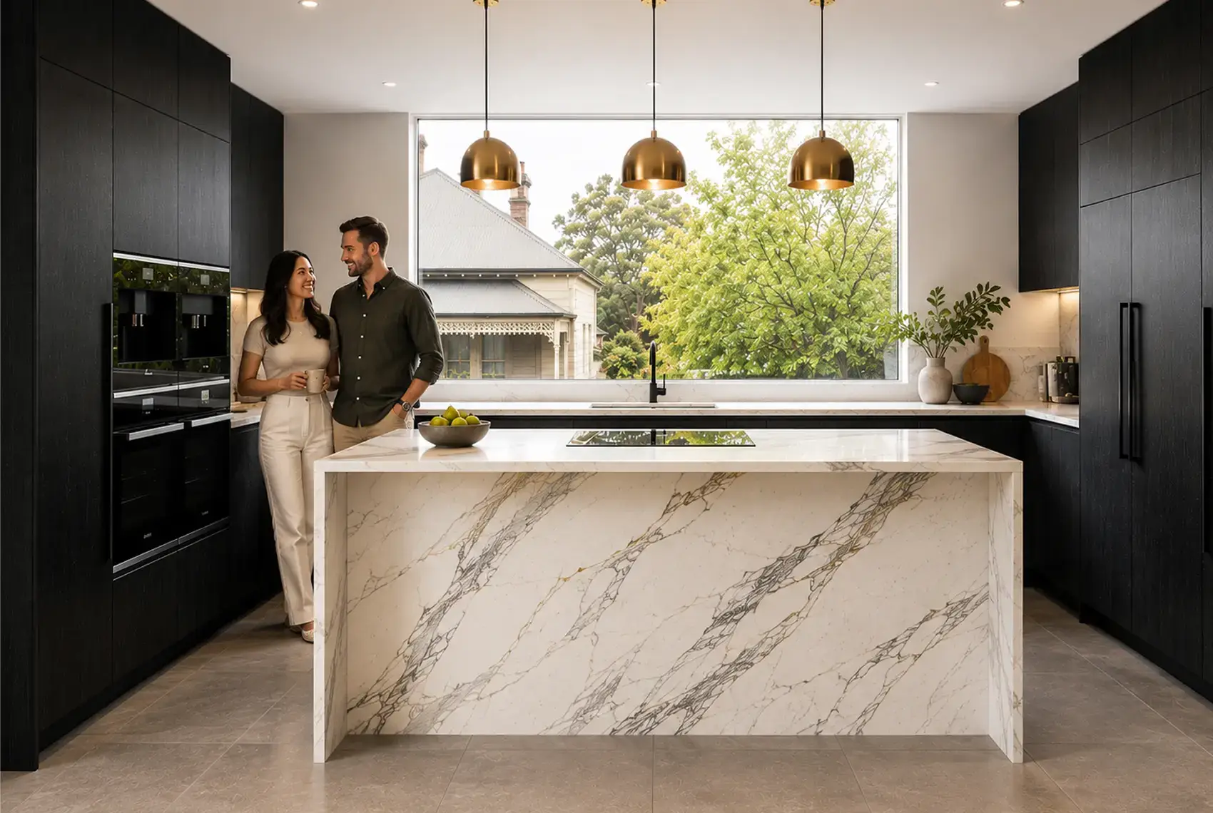 Custom built-in cabinetry in a Melbourne home showing made-to-measure storage, shelving and premium joinery finishes.